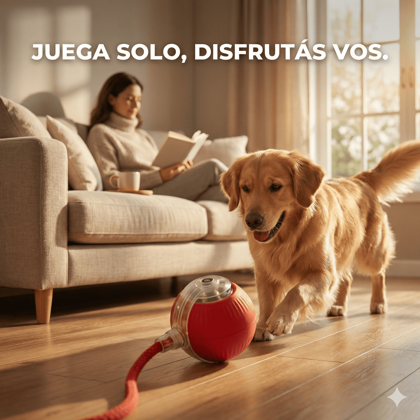 Pelota PawsMotion™ Anti-Ansiedad y Estres: El Juguete Inteligente Pro